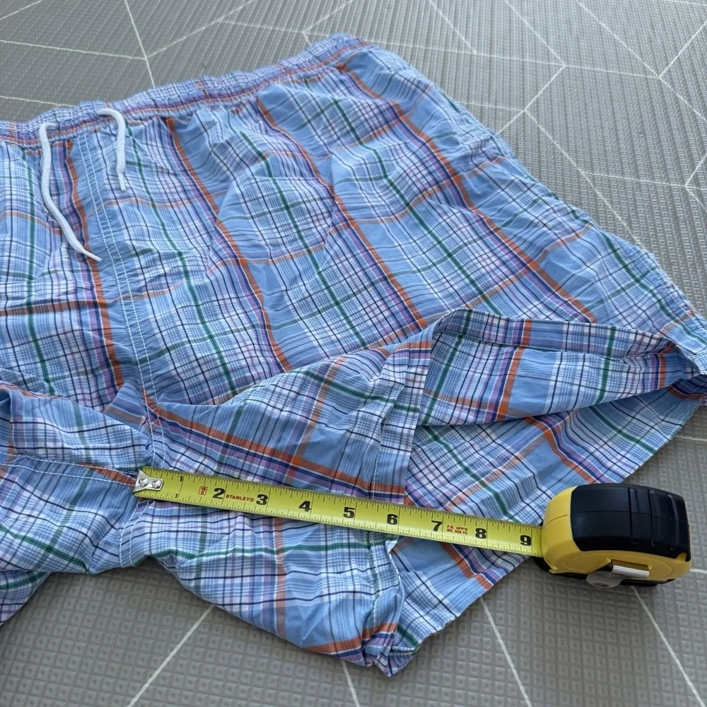 Polo Ralph Lauren Swim Trunks Men's 2X Big Multicolor Plaid 6